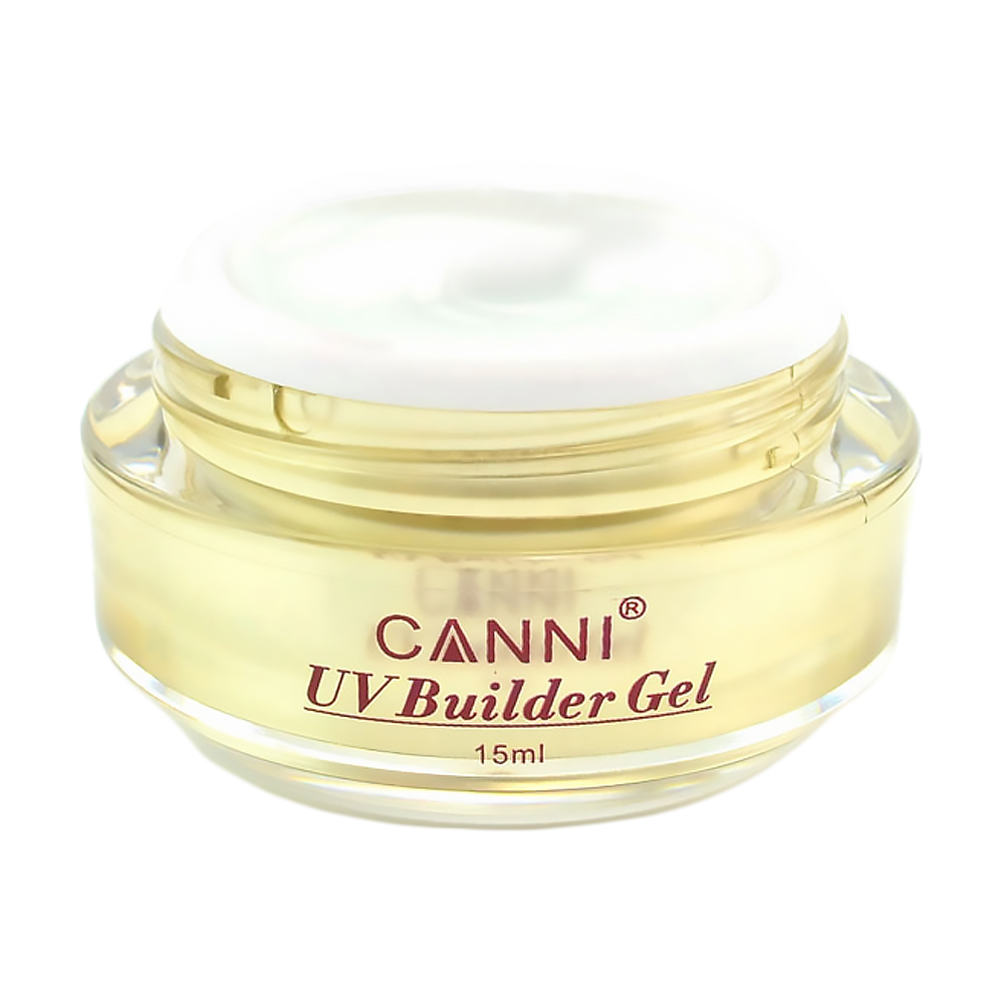 Конструювальний гель для нарощування нігтів Canni UV Builder Gel 314 White, 15 мл